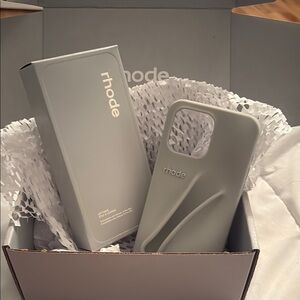RHODE Gray Protective Phone Case for Style and Durability